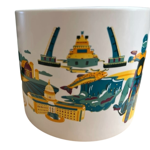 Starbucks Discovery Series WISCONSIN Coffee Mug Cup 14oz NWT Badgers Packers - Picture 3 of 8